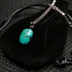Genuine Turquoise Stone Pendant
